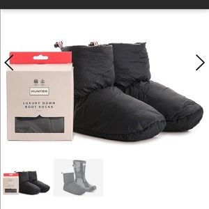Hunter Luxury Down Boot Socks - Never Worn - Size L